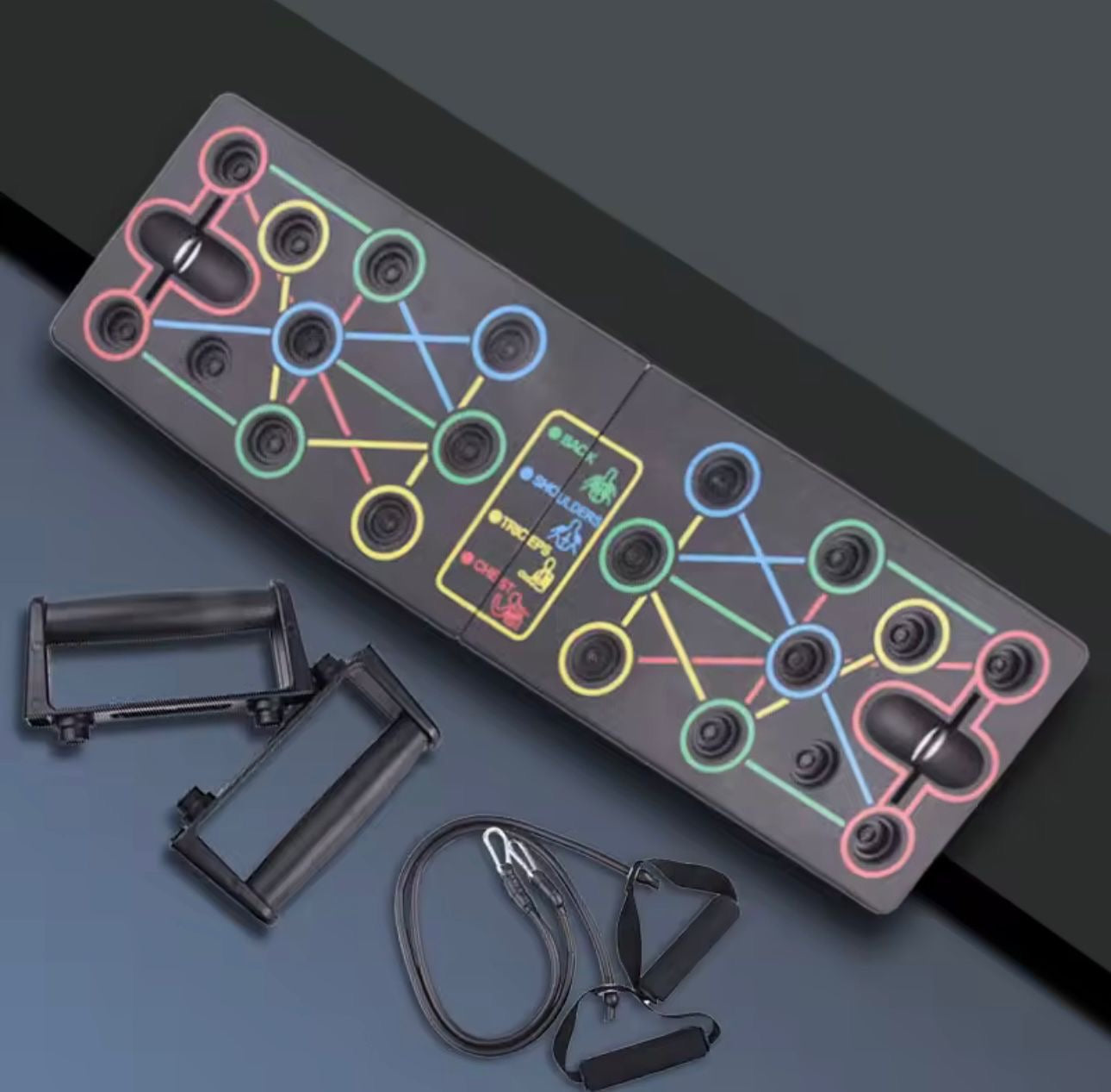 Qowwa Push Up Board 14-in-1 — Full-Body Power in One Board