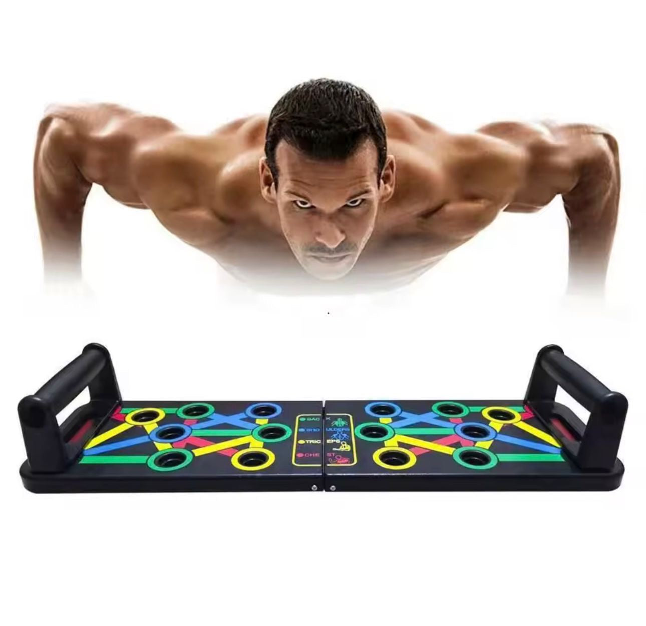 Qowwa Push Up Board 14-in-1 — Full-Body Power in One Board