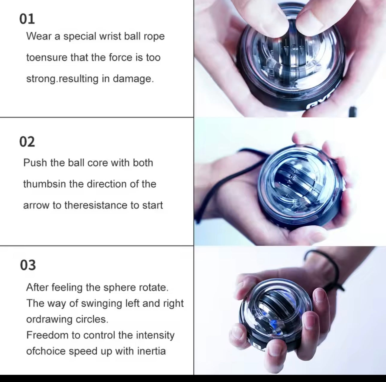 Gyro Ball – Hand & Wrist Power Trainer
